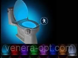 Подсветка для унитаза с датчиком движения и света LED LIGHT BOWL VEN173 фото