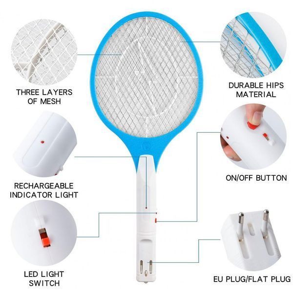 Мухобойка электрическая Bug catcher аккумуляторная (60) VEN48A фото