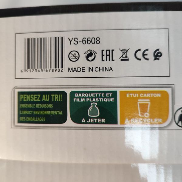 Крапельна кавоварка з колбою та підігрівом на 650 ML YONSA 650W VEN206 фото