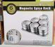 Набір для спецій на магнітній підставці ( магніті) 6 шт Magnetic Spice Rack VEN325 фото 4