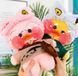 М'яка іграшка Huada Toys качечка в окулярах Lalafanfan 35 см, плюшева качка в одязі Cafe mimi duck Лалафанфан TV1000PCS фото 7