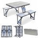 Раскладной стол и стулья Artist Hand Aluminum Folding Picnic Table with 4 Seats Portable Camping Table 291 фото 1