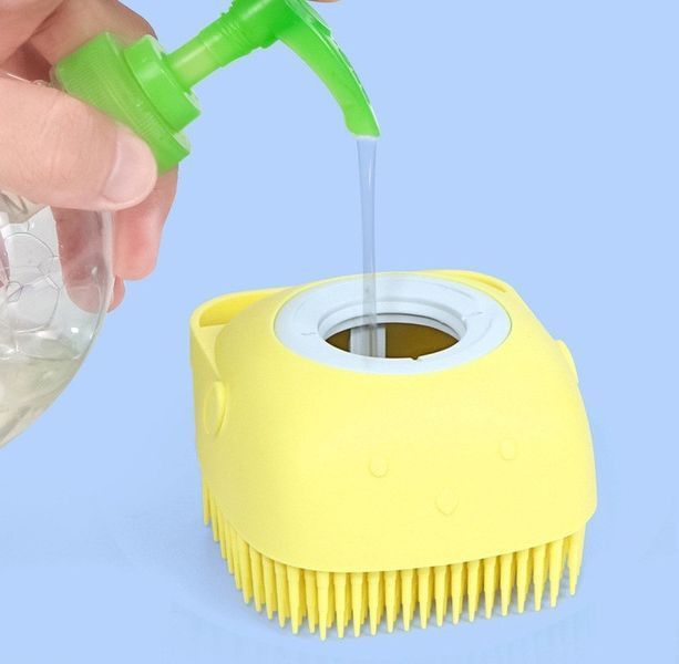 Універсальна силіконова щітка для купання, миття посуду, купання Silicone Massage Bath Brush TV500 фото