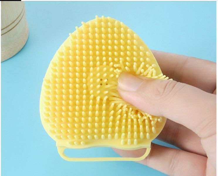 Універсальна силіконова щітка для купання, миття посуду, купання Silicone Massage Bath Brush TV500 фото