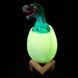Дитячий світильник Sunroz 3D Dinozaur Lamp лампа-нічник "Динозаврик у яйці" з пультом ДК NEV0777 фото 10