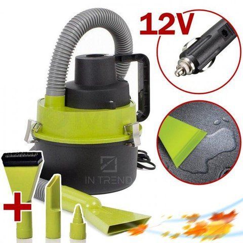 Автопылесо The Black multifunction wet and dry vacuum - компактный пылесос для химчистки салона авто TV112 фото