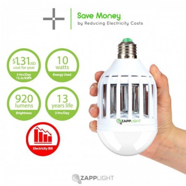 Світлодіодна лампа принада знищувач комах Zapp Light TV128 фото