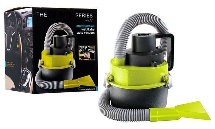 Автопылесо The Black multifunction wet and dry vacuum - компактный пылесос для химчистки салона авто TV112 фото