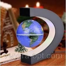 Антигравитационный Летающий Глобус Левитрон Globe Левитационный Плавающий Глобус с Подсветкой 682 фото