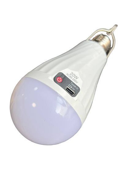 Акумуляторна лампа із зарядкою від USB Z-752 20W (100) VENZ-725 фото
