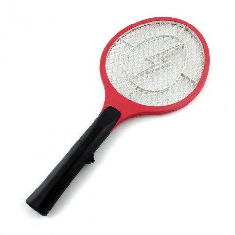 Мухобійка-ракеткаRechargeable Mosquito-hitting Swatter - Безпечна електрична мухобойка на батарейках TV127 фото