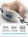 Масажна подушка роликовий масажер для спини, шиї Shaped Massage Pillow з підігрівом роликами вібрацій VEN0226 фото 4