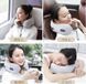 Масажна подушка роликовий масажер для спини, шиї Shaped Massage Pillow з підігрівом роликами вібрацій VEN0226 фото 5