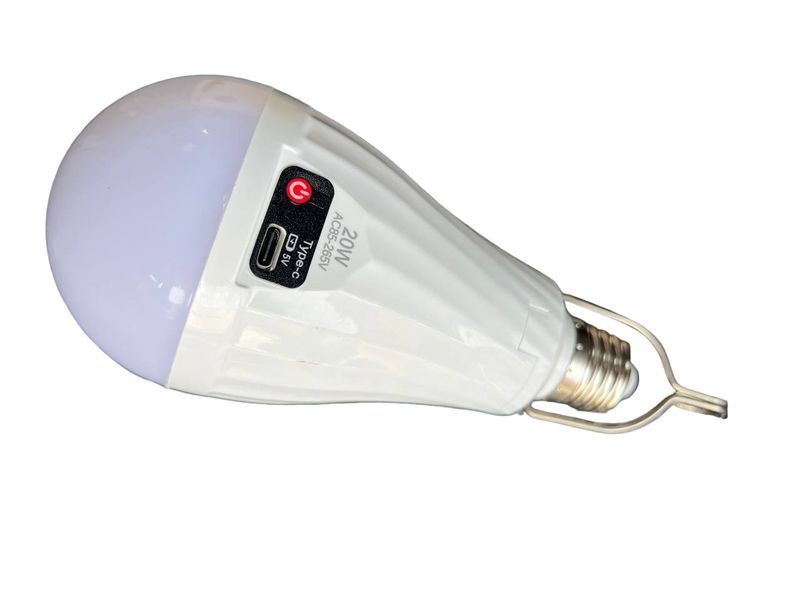 Акумуляторна лампа із зарядкою від USB Z-752 20W (100) VENZ-725 фото