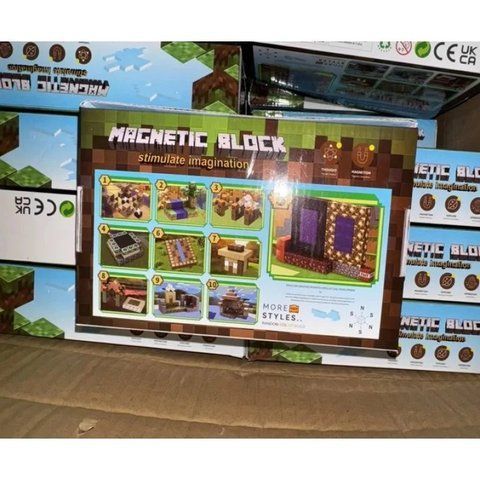 Дитячий магнітний конструктор Magnetic Block 72 деталей (60) VENZ05A фото