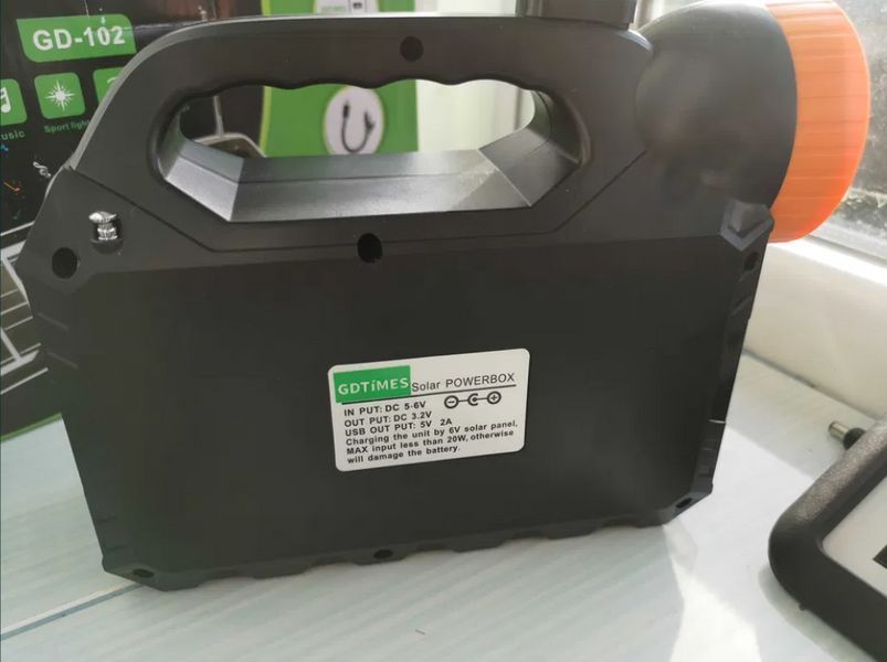 Фонарь Портативная солнечная станция GDLITE GD-102 GD102 фото