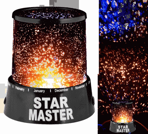 Cветильник ночное небо Стар Мастер. Ночник Star Master с адаптером 6-21A фото