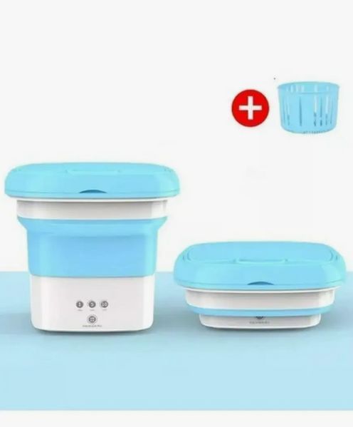 Портативня пральна машинка Folding washing machine (10) VEN204А фото
