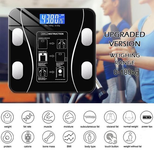 Умные весы для фитнеса с подключением Bluetooth до 180 кг SmartFit VEN243 фото
