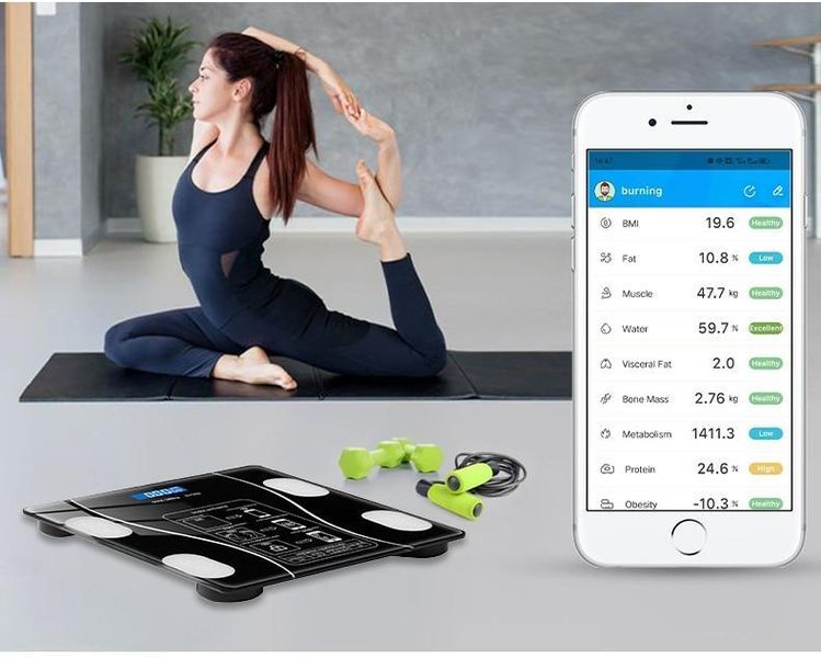 Умные весы для фитнеса с подключением Bluetooth до 180 кг SmartFit VEN243 фото