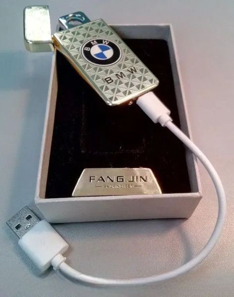 Электронная USB зажигалка Fang Jin, Porsche,BMW,Manchester . Электрическая зажигалка VEN330 фото