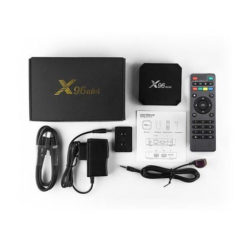 Смарт ТВ-Приставка X96 mini 2/16 Android 9 Amlogic S905W Smart TV Box 1080P Full HD, Ultra HD (4K) Black (40) VEN29 фото