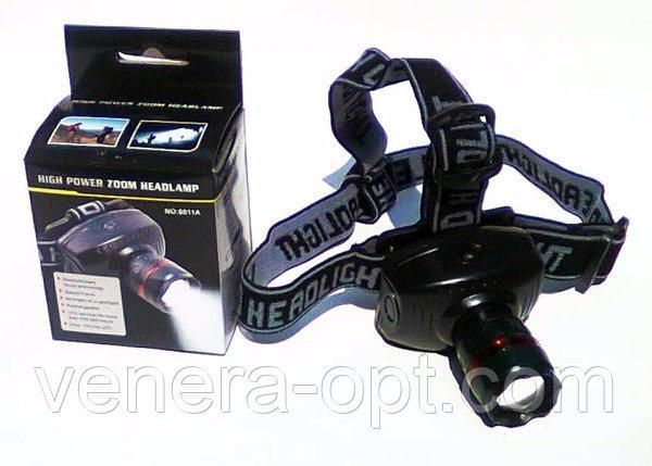Ліхтар головний світлодіодний Bailong BL-6611. LED ZOOM HEADLAMP BL6611 фото