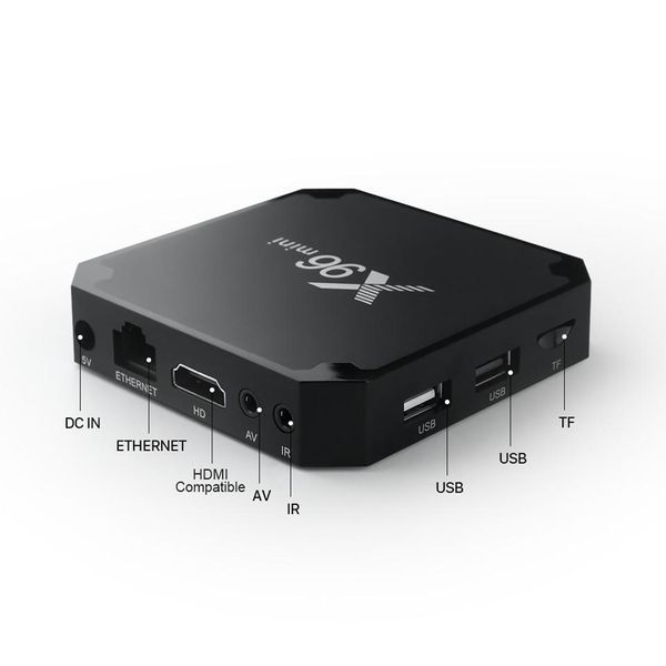 Смарт ТВ-Приставка X96 mini 2/16 Android 9 Amlogic S905W Smart TV Box 1080P Full HD, Ultra HD (4K) Black (40) VEN29 фото