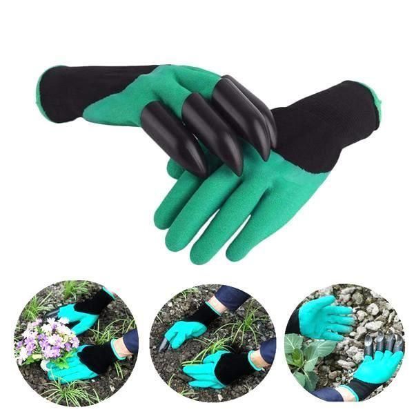 Садові рукавички з кігтями Garden Genie Gloves TV36 фото