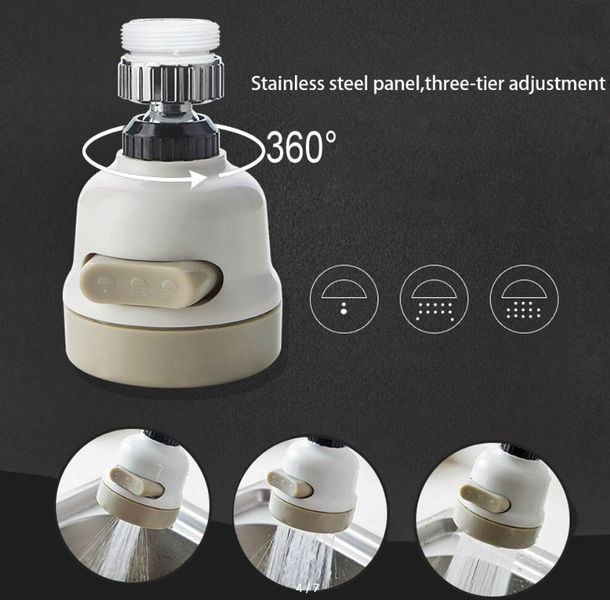 Насадка на кран для регулировки напора воды Universal Splashproof Head аэратор VEN258 фото