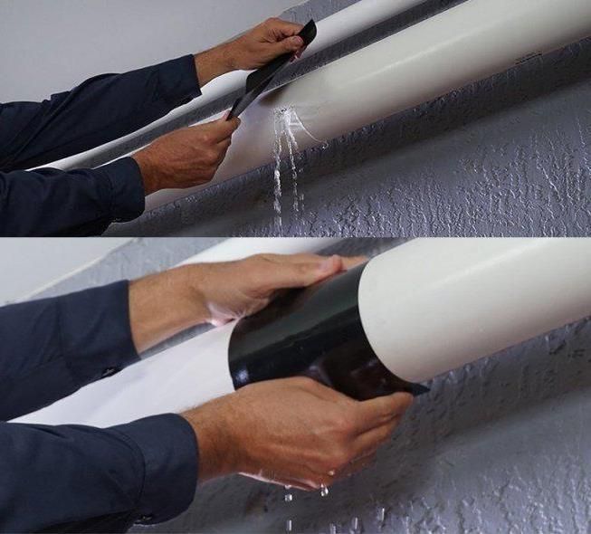 Надміцний скотч стрічка Flex Tape надсильна клейка водонепроникна ізострічка, скотч Чорна TV123 фото