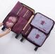 Набор дорожных органайзеров Laundry Pouch бардо и синий NEV0773 фото 9