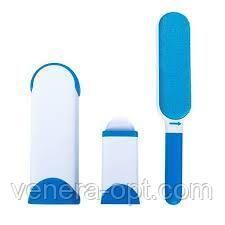 Щітка для видалення шерсті Reusable Pet Fur Remover With Self-Cleaning Base VEN0227 фото