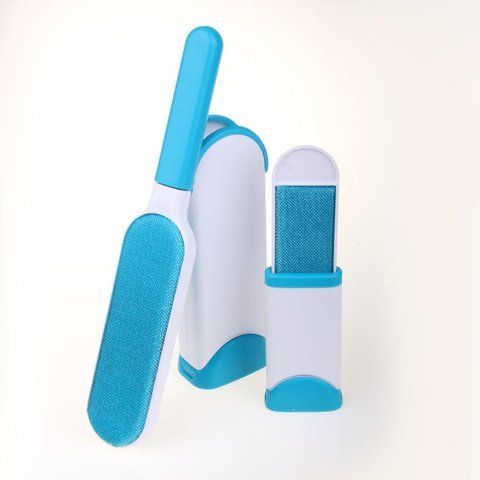 Щітка для видалення шерсті Reusable Pet Fur Remover With Self-Cleaning Base VEN0227 фото