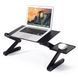 Столик для ноутбука з охолодженням Laptop Table T8, 2 кулера, матеріал - сплав алюмінію TV8 фото 1