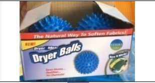 Кульки для прання в пральній машині Dryer Balls 2 шт.. Пральні силіконові кульки для білизни BR00024 VEN24 фото