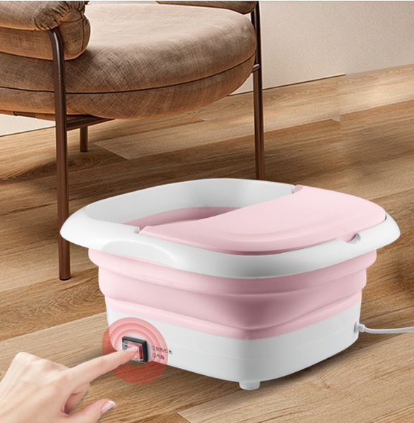 Складана ванна масажна для ніг Compression Foot Bath/Роликовий масажер для ніг із пультом TV064A фото
