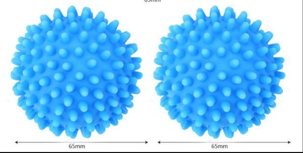Кульки для прання в пральній машині Dryer Balls 2 шт.. Пральні силіконові кульки для білизни BR00024 VEN24 фото