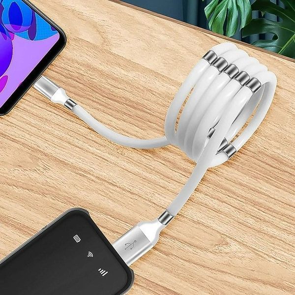 Магнітний кабель для зарядки MagLink Lightning 1.8 м, 7612 BAG0233 фото
