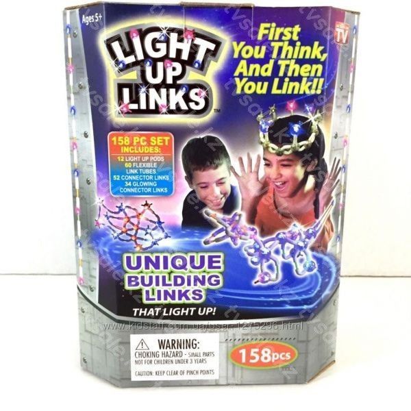 Дитячий конструктор Light Up Links -світиться конструктор 235 фото