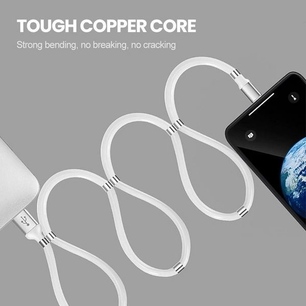 Магнітний кабель для зарядки MagLink Lightning 1.8 м, 7612 BAG0233 фото