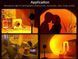 Проєкційна різнобарвна RGB LED-лампа Sunset Lamp з ефектом заходу з пультом, світильник заходу/розсвітла, 1 VEN212 фото 8
