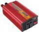 Преобразователь напряжения автомобильный инвертор LoadKing 1000W, USB, активное охлаждение 12/220В Red SPR F1000 фото 3