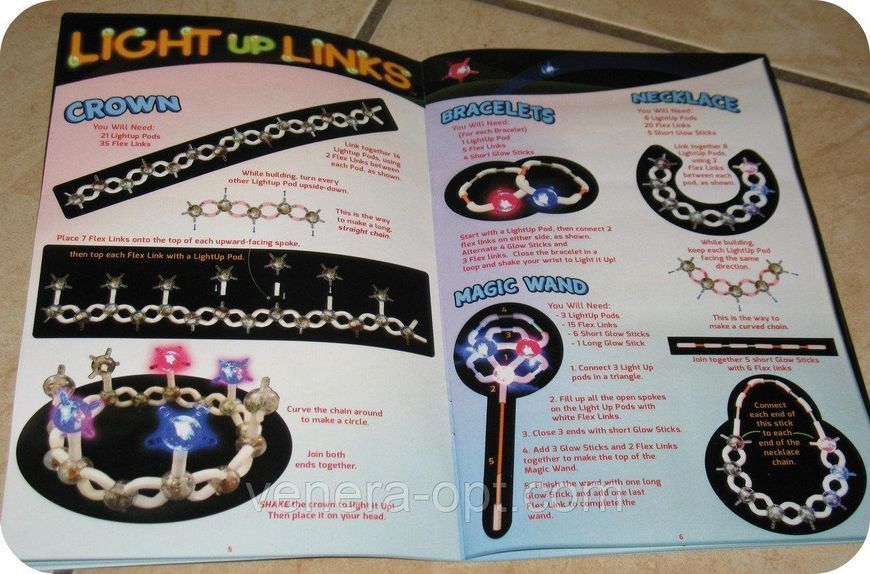 Дитячий конструктор Light Up Links -світиться конструктор 235 фото