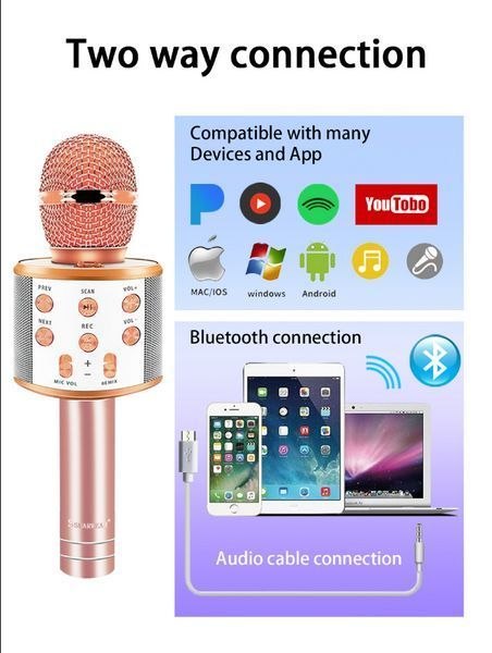 Універсальний мікрофон Wireless microphone Q7 152 фото