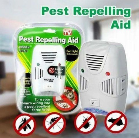 Електромагнітний відлякувач гризунів Pest Repelling Aid Riddex Оригінал B12-13 фото