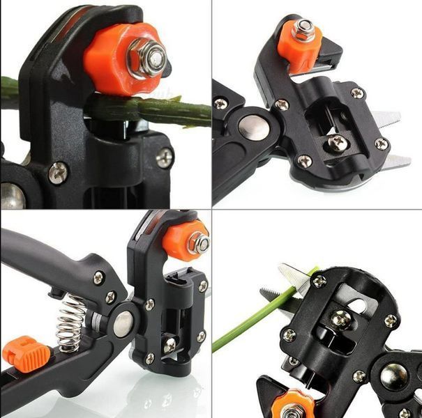 Професійний привівальний секатор із 3 ножами Titan Professional Grafting Tool для обрізання та щеплення TV690B фото
