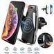 Автомобильный держатель сенсорный Penguin Smart Sensor S5 QI c беспроводной зарядкой 10w Black датчик движения TV82 фото 1
