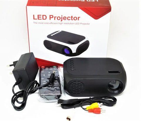 Портативный Мультимедийный Мини-проектор Led Projector YG320C TV013 фото