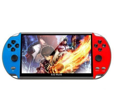 Портативна ігрова консоль PSP X12 Plus з великим дисплеєм 7" + 16 Гб пам'яті та 9999 вбудованих голок V51 фото
